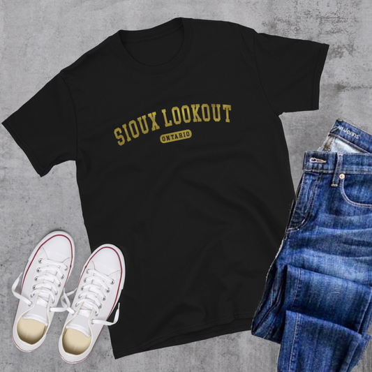 Sioux Lookout College Gold Tee