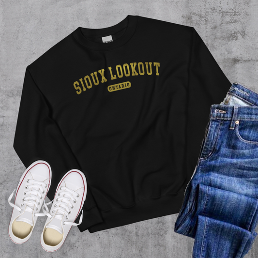 Sioux Lookout College Gold Crewneck