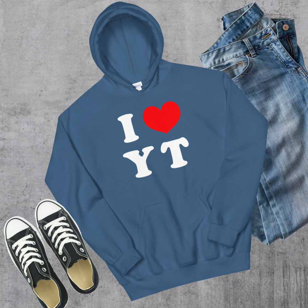 I ❤️  YT Hoodie