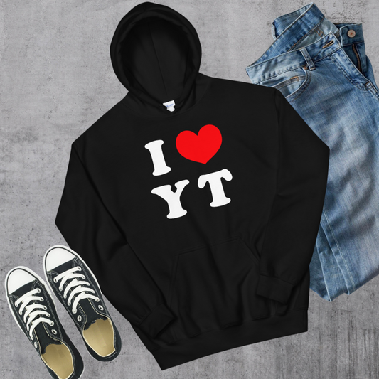 I ❤️  YT Hoodie