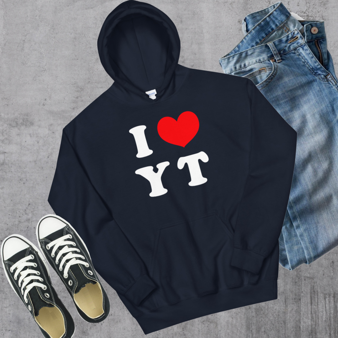 I ❤️  YT Hoodie