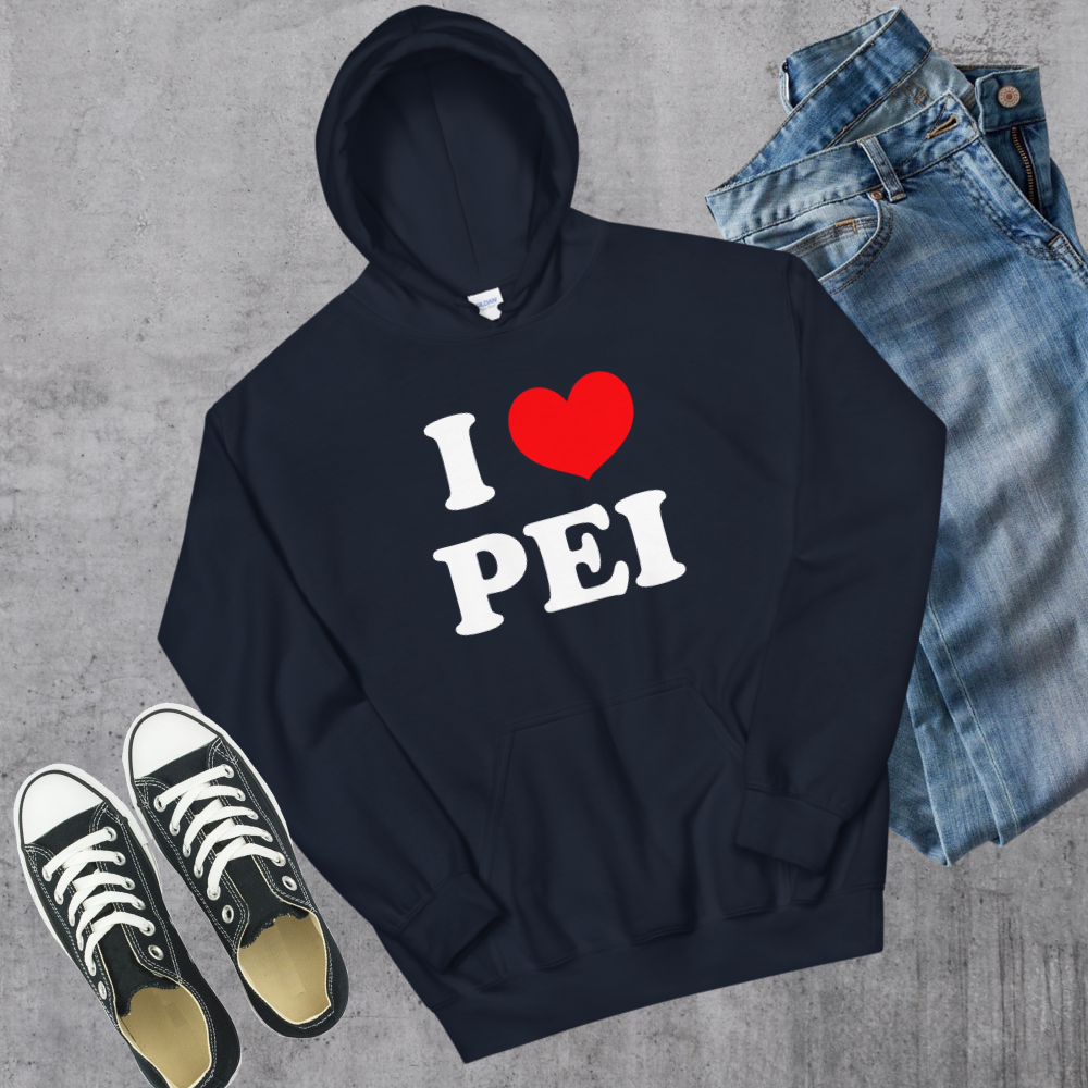 I ❤️  PEI Hoodie