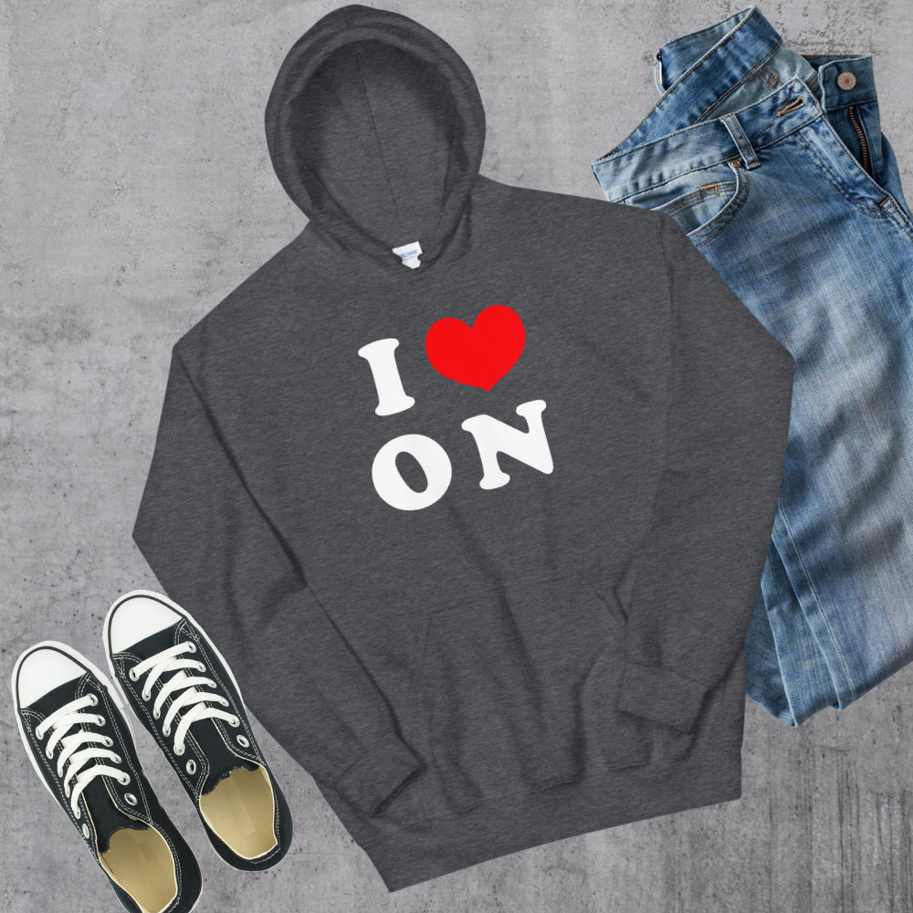 I ❤️  ON Hoodie