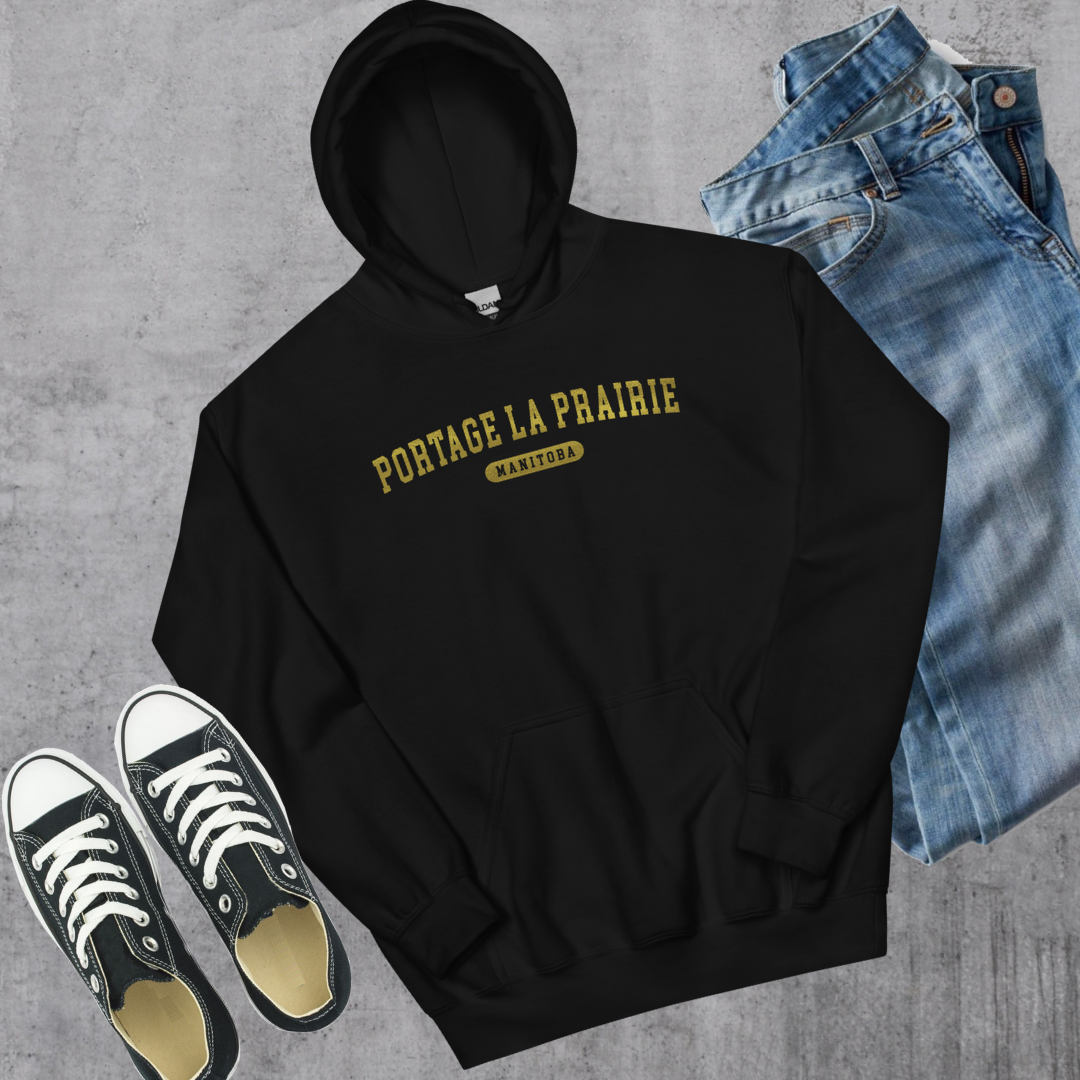 Portage la Prairie College Gold Hoodie
